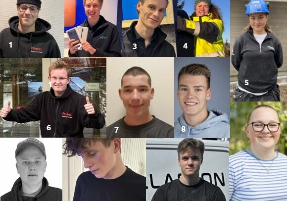 Nominerte Årets Lærling i Lærlingsenteret Innlandet 2025