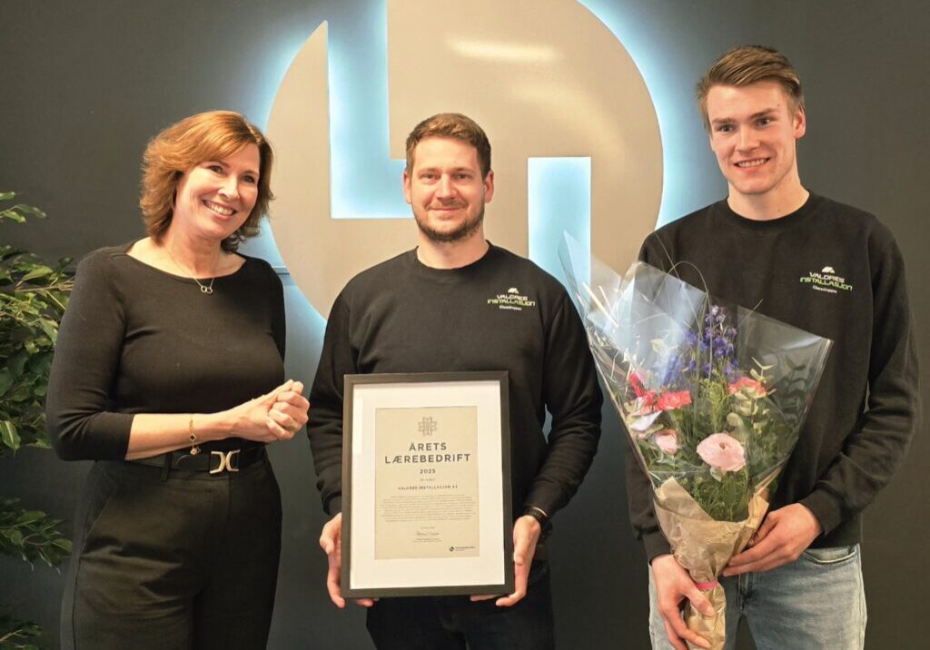 Vinner Valdres Installasjon og Marianne